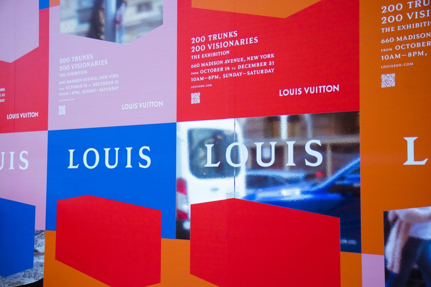 200 TRUNKS, 200 VISIONARIES: THE EXHIBITION” IN NEW YORK, LOUIS VUITTON